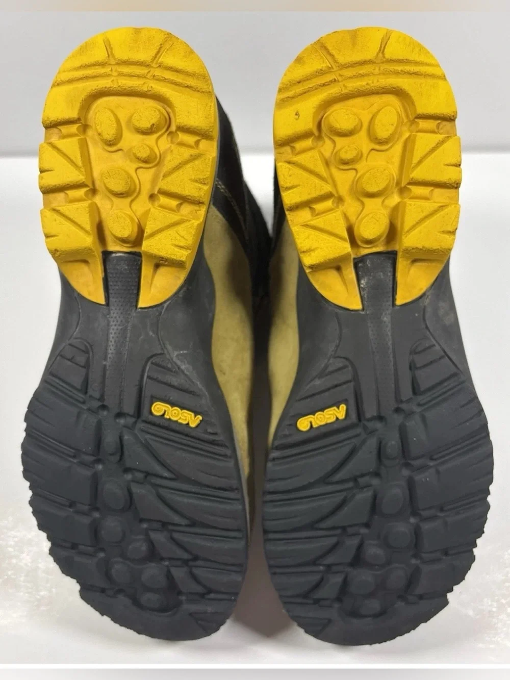 Asolo Fugitive GTX Gore-Tex Hiking Boots Mens Size 11 Olive EUC Leather Vibram